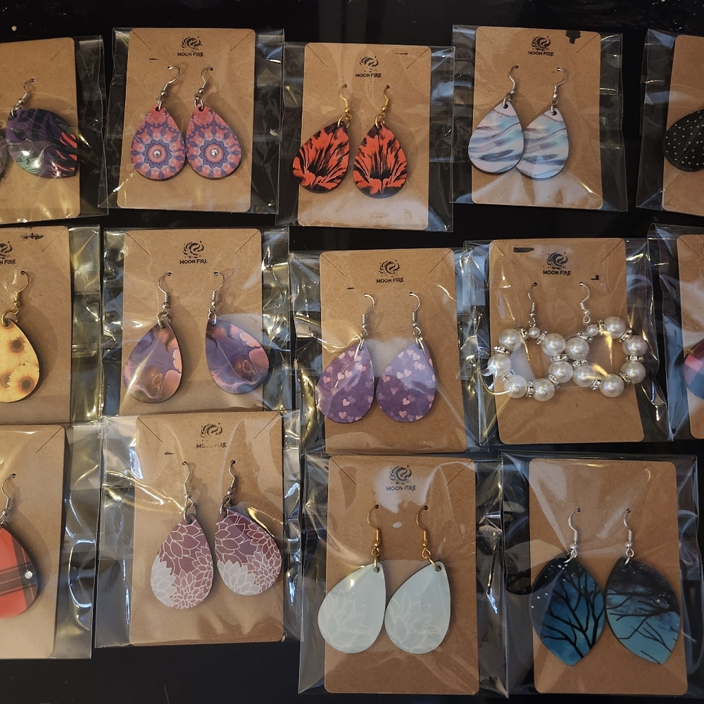 Assorted Colorful Handmade Earrings